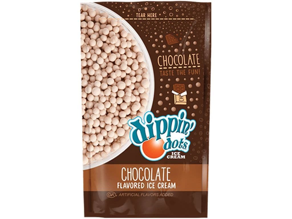 Dippin Dots Ice Cream Chocolate Frozen Dairy Treat 72g Pouch