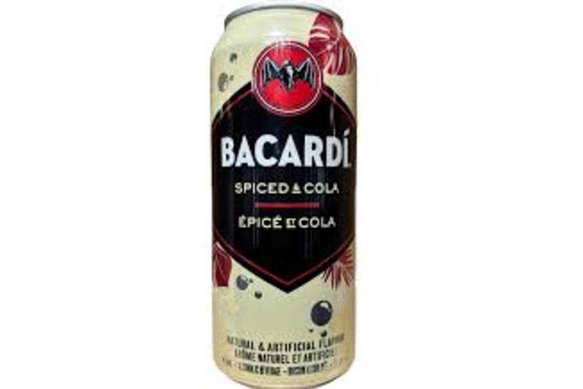 Bacardi Spiced & Cola (1 x 473 ml Can)