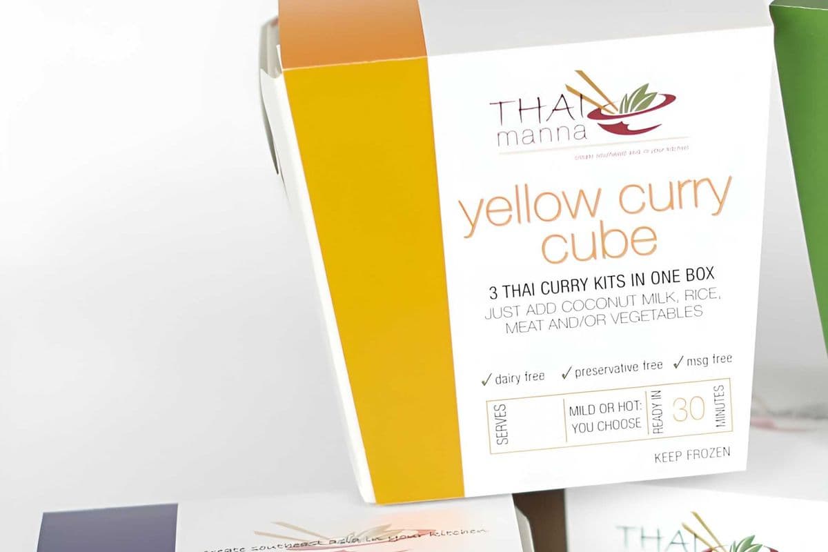 Small Yellow Thai Curry Cube (Serves 2-3 for 3 nights)