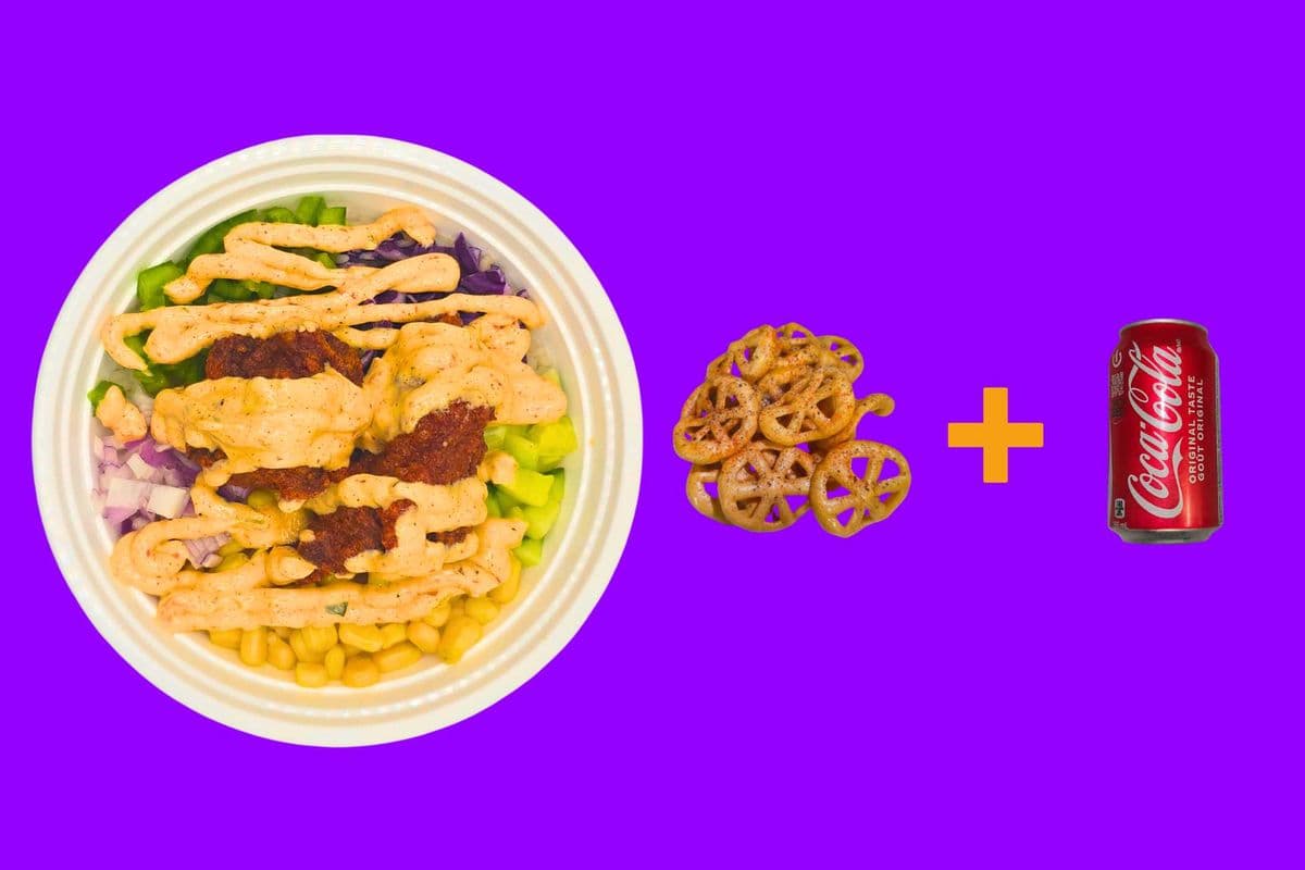 Crispy Chicken Rice Bowl Combo