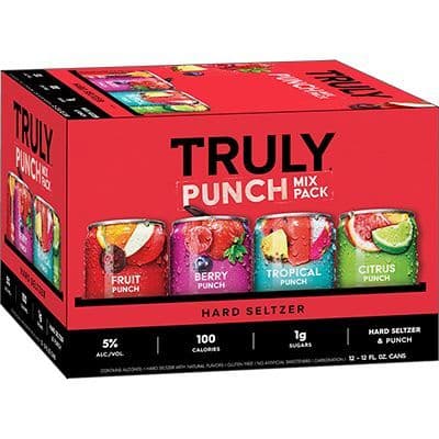 TRULY HARD SELTZER PUNCH 12 CAN MIXER (12 x 355ML)