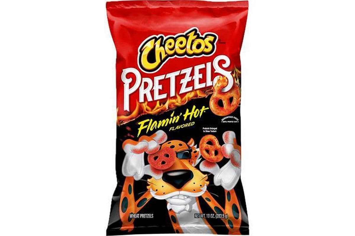 Cheetos Pretzels Flamin Hot