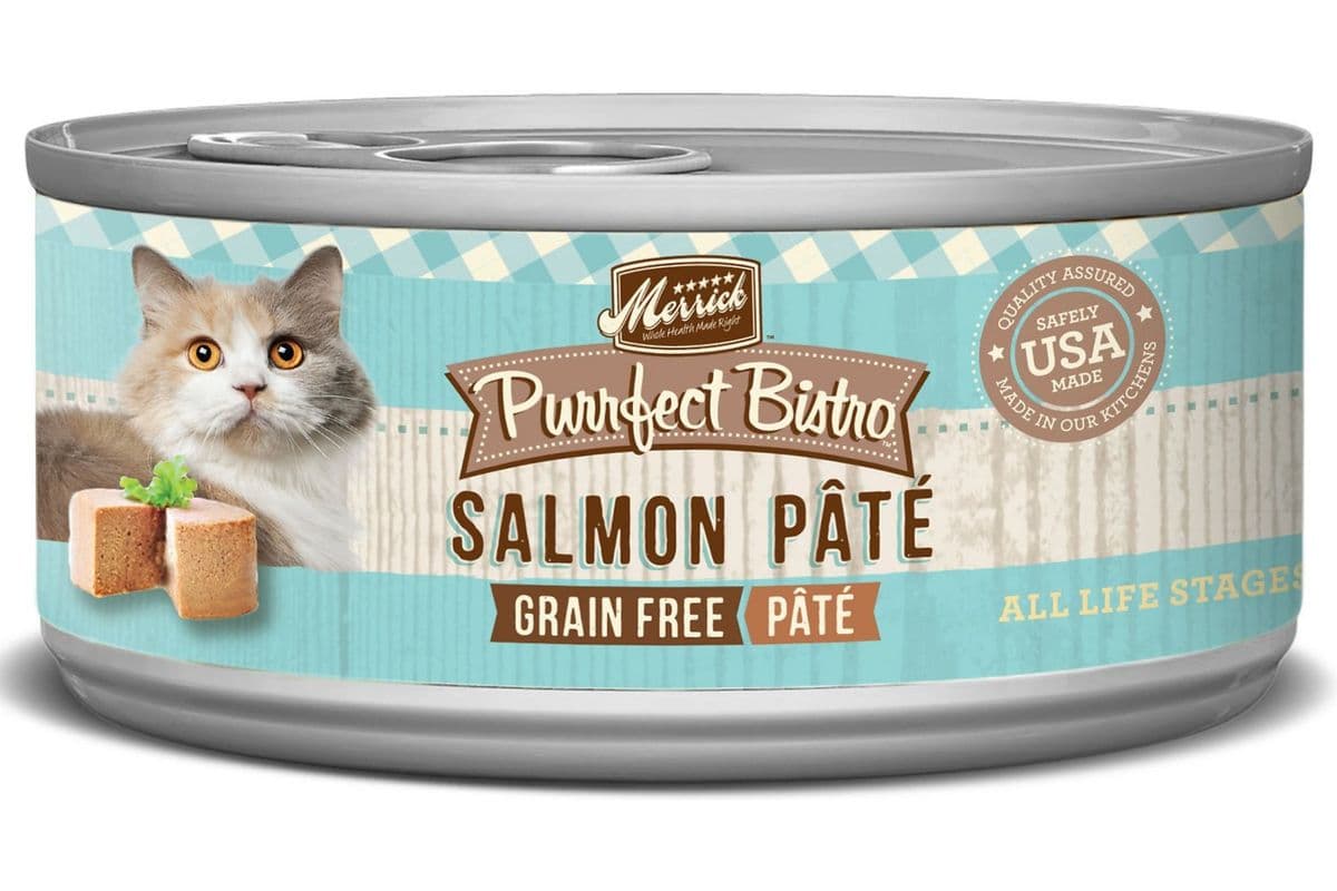 Merrick Purrfect Bistro Grain-Free Salmon Pate Canned Cat Food (5.5 oz)