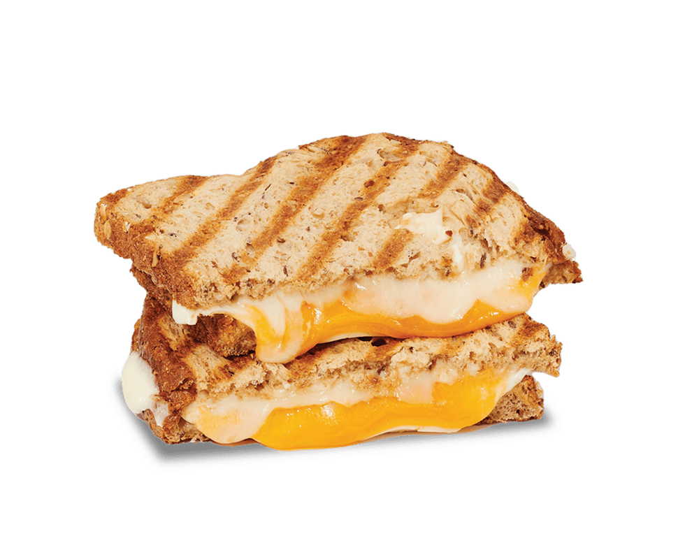 Three Cheese Grilled Cheese Sandwich