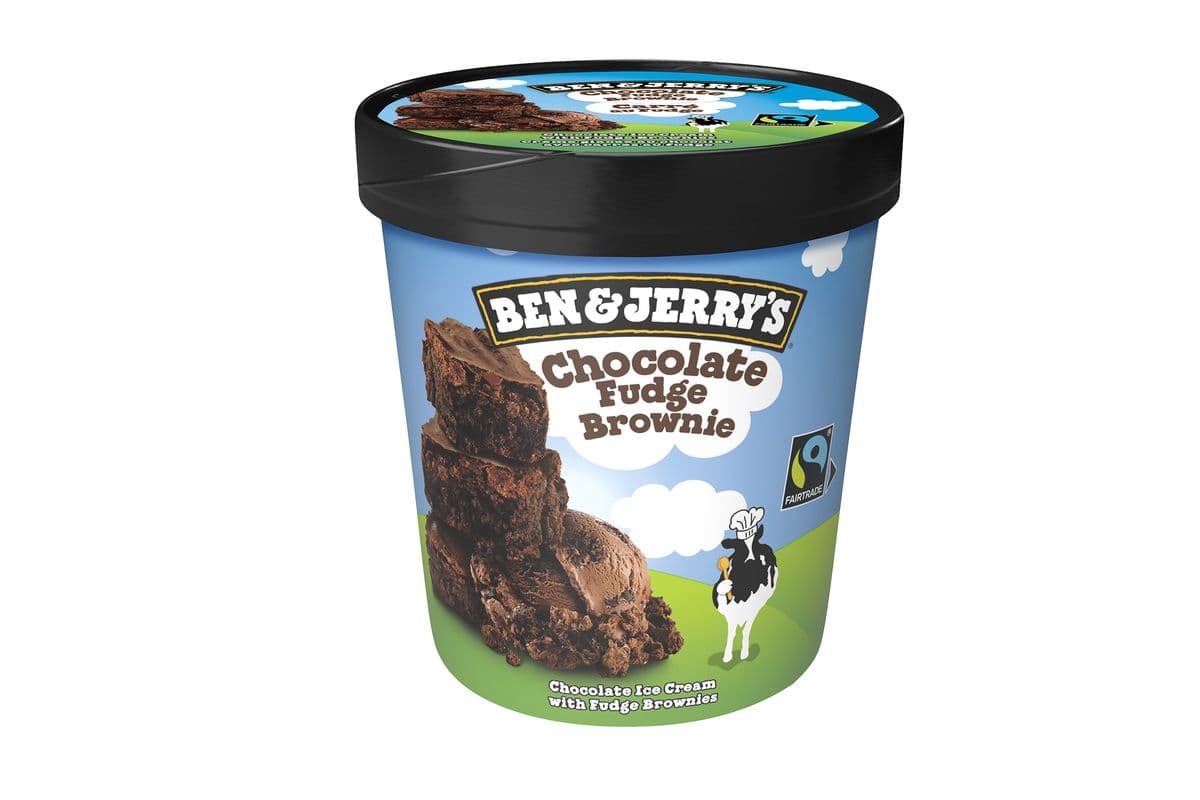 Ben and Jerry's Chocolate Fudge Brownie Ice Cream (473 ml) 1002871