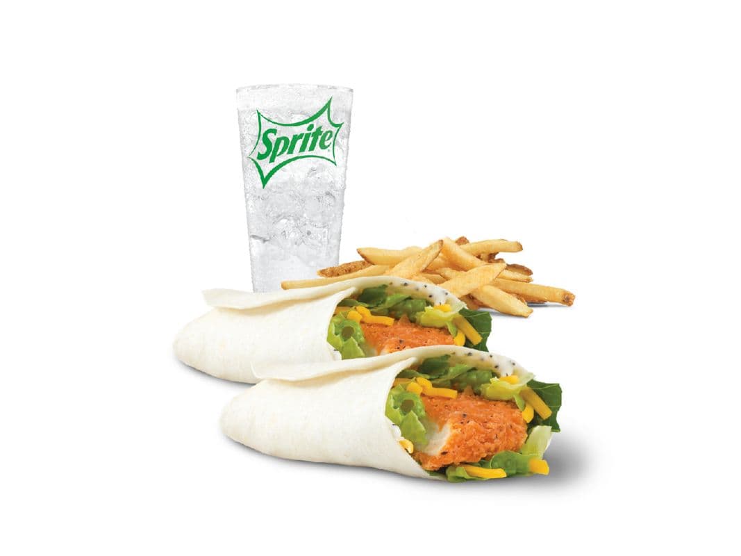 Spicy Chicken Wrap Duo Combo - Medium