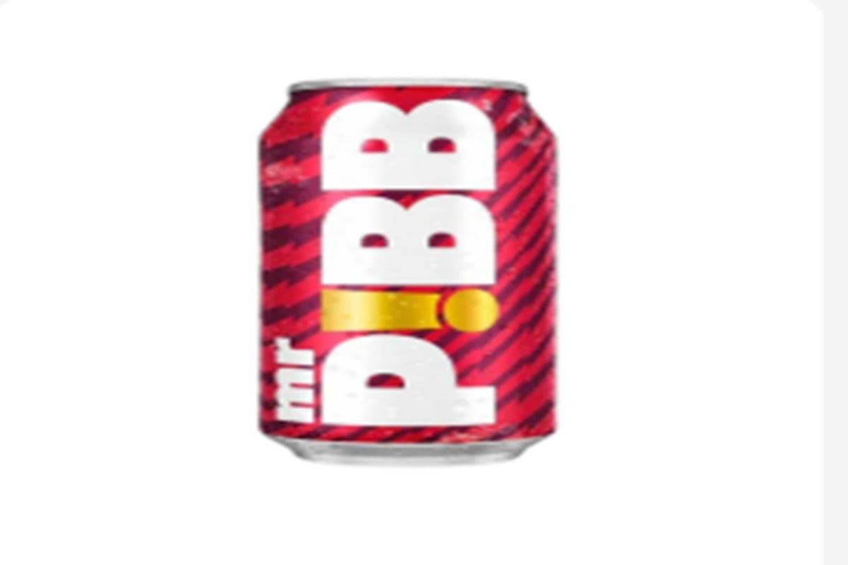 Mr pibb kickin' cherry soda (355ml) (150 Cal)