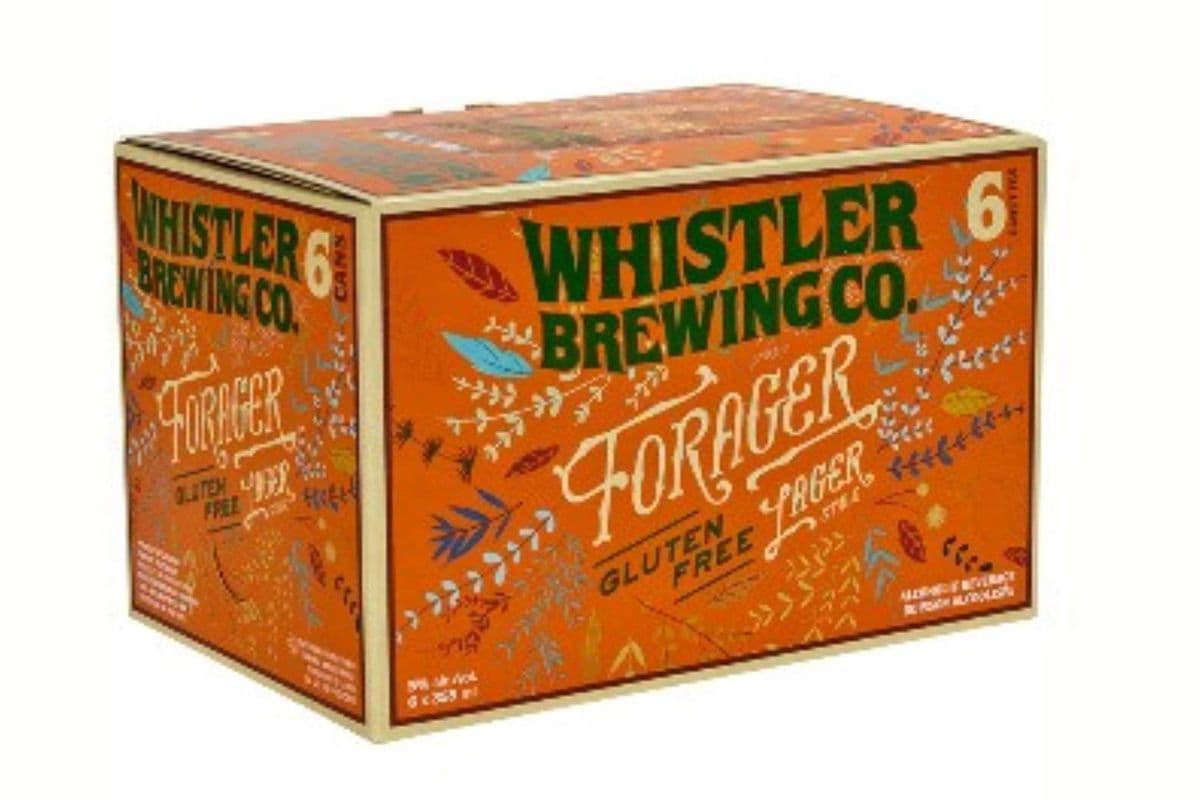 Whistler Forager Gluten Free Lager 6 x 355 ML Cans (1 x 355ml cans)