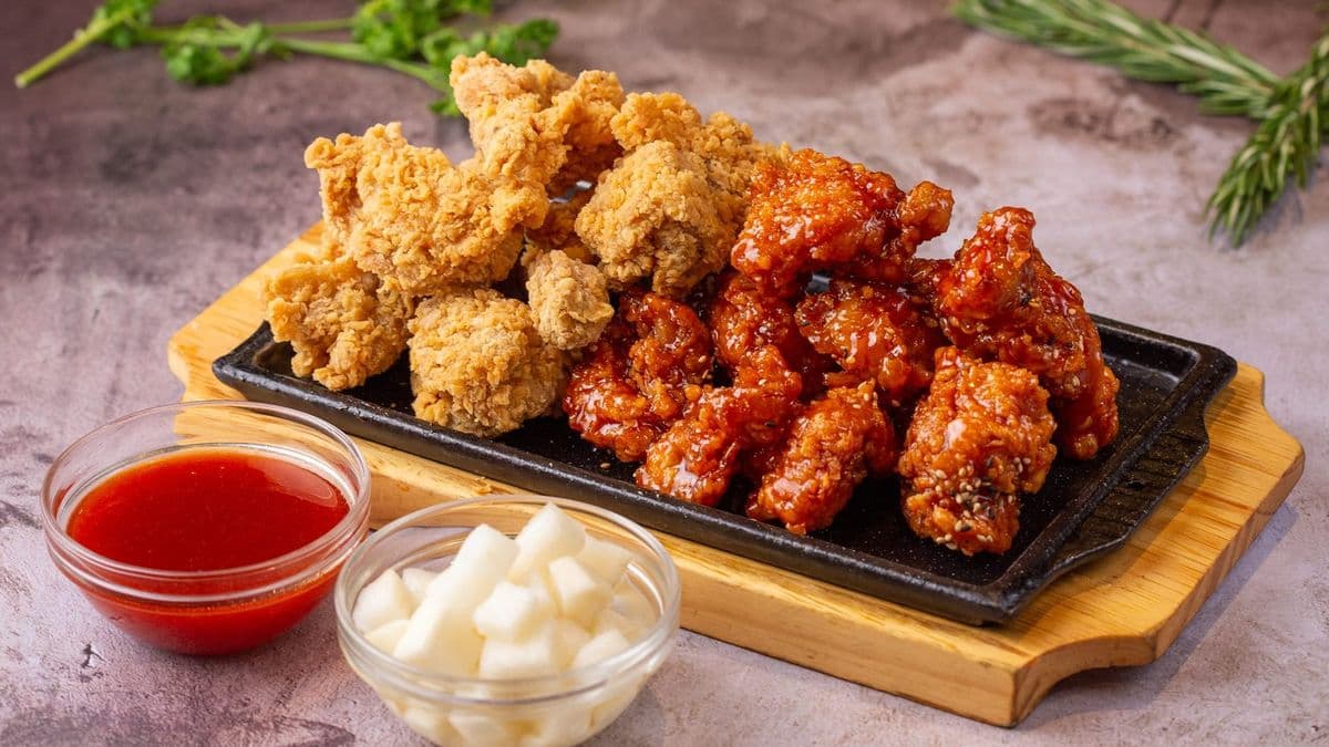 Half & Half Fried Chicken