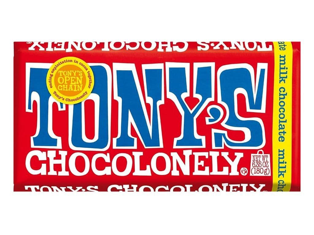 Tonys Chocolonely 32% Milk Chocolate Bar 180g