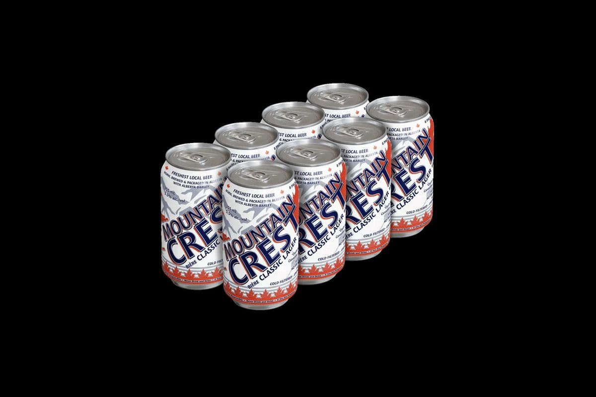 MOUNTAIN CREST LAGER - 8 CAN'S (1 x 8*355ML)