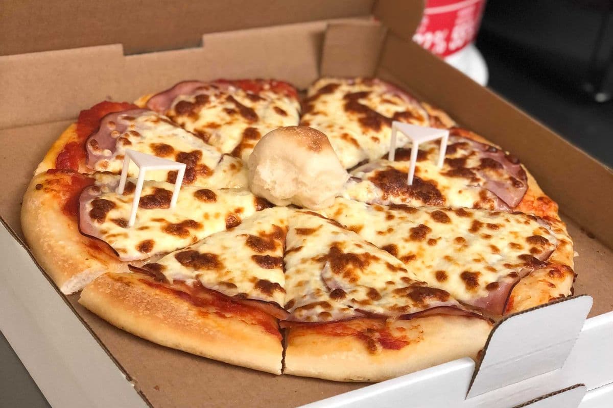 4. 14" Ham Pizza