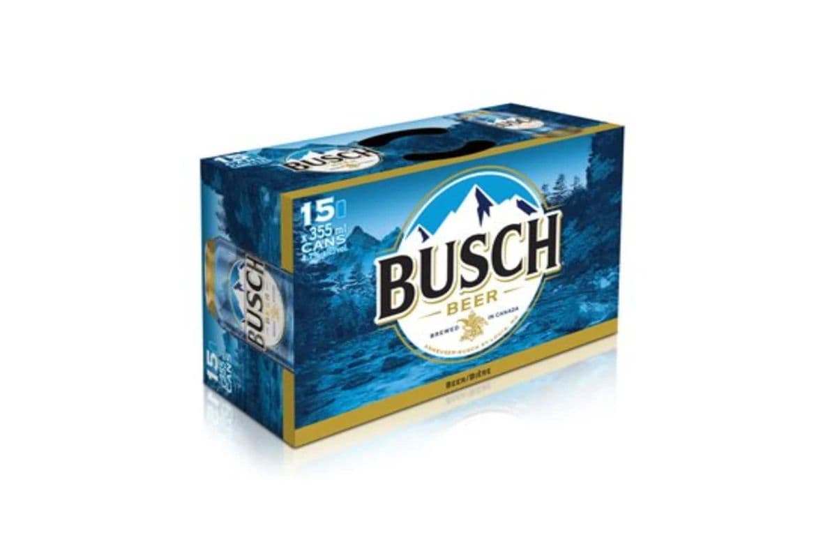 Busch Lager 15 Pack Cans (15 x 355 ml Cans)