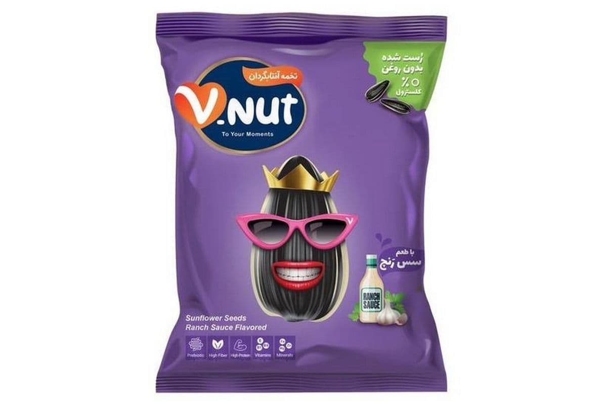 V-Nut • Sunflower Seed - Ranch Sauce / Graines Detburnesol - Sauce Ranch (105G)