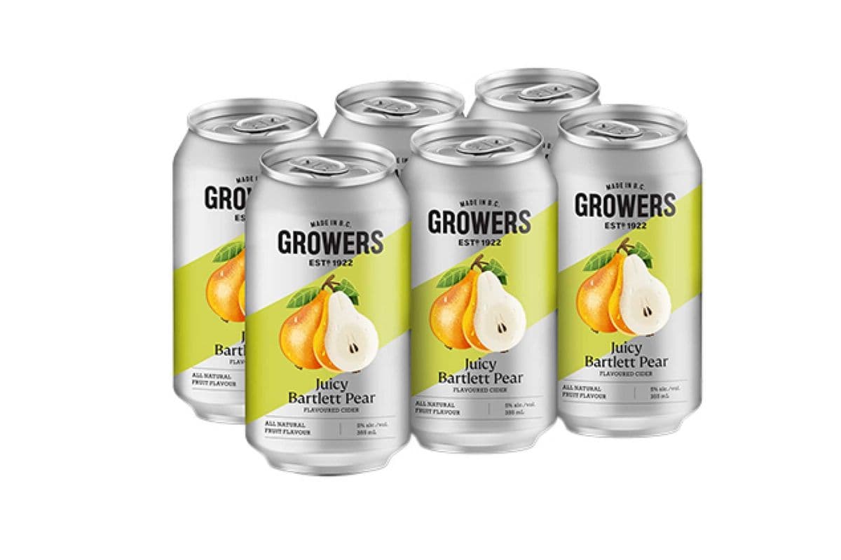 GROWERS JUICY BARTLETT PEAR 6 CANS(355 ML) (1 x 355 ML)