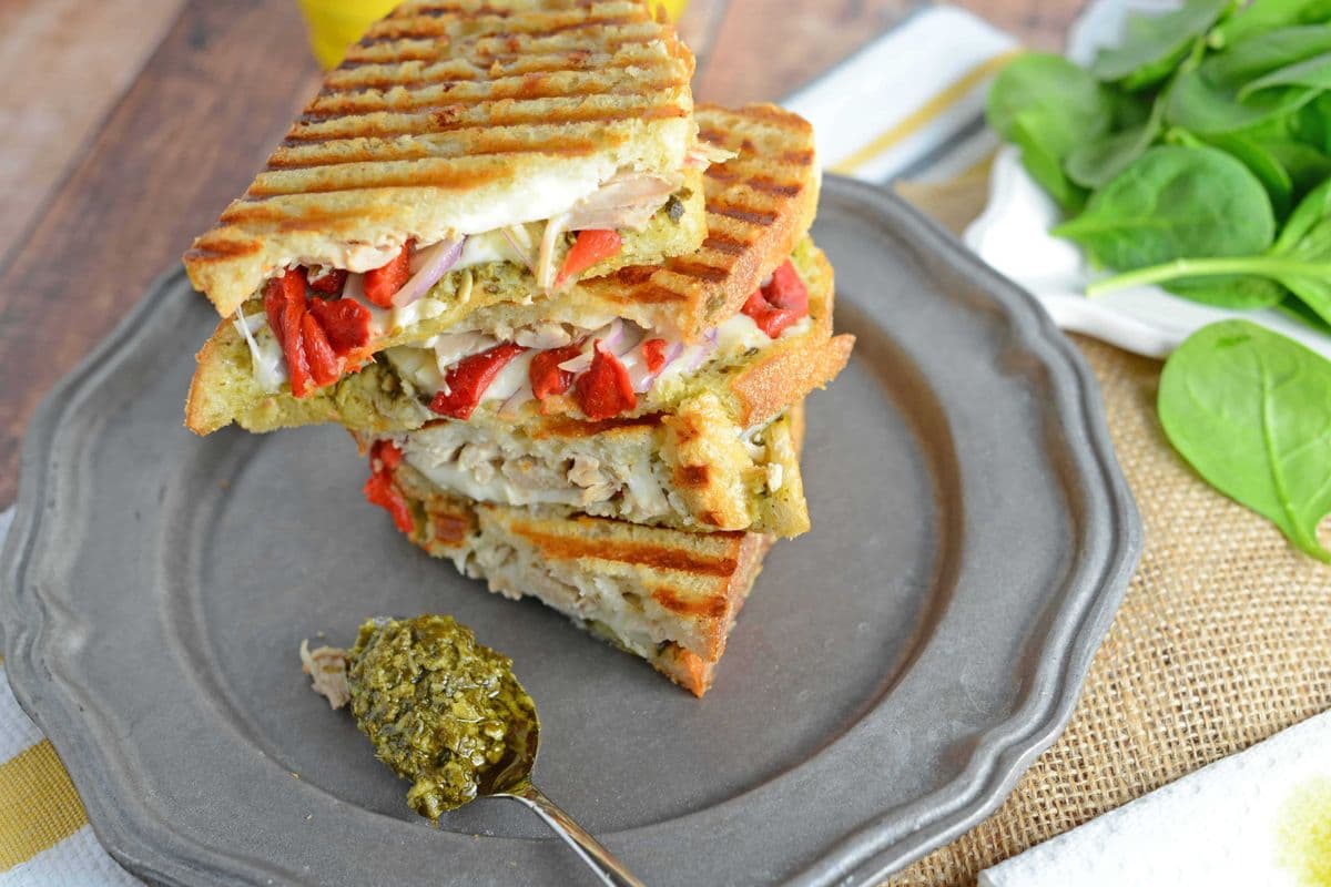 Pesto Chicken Panini