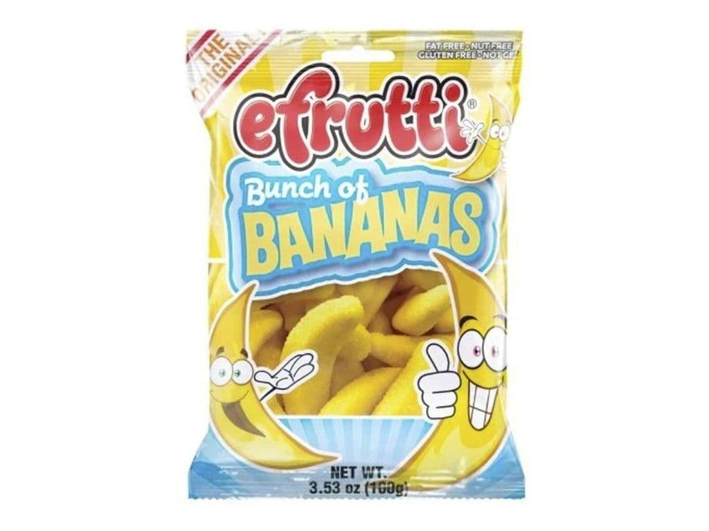 Efrutti Bananas Gummy Marshmallow Candy