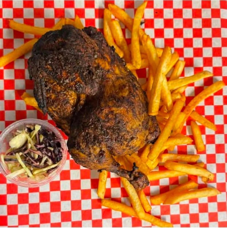 Half Jerk Chicken Dinner