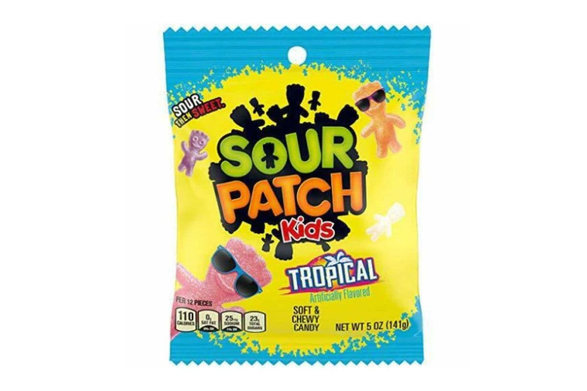 Sour Patch Tropical (3.6 oz) (385 Cal)