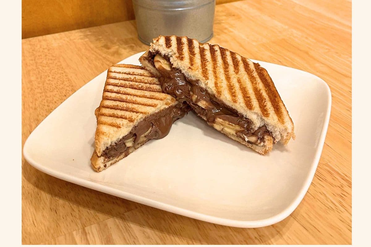 Nutella and Banana Sandwich
