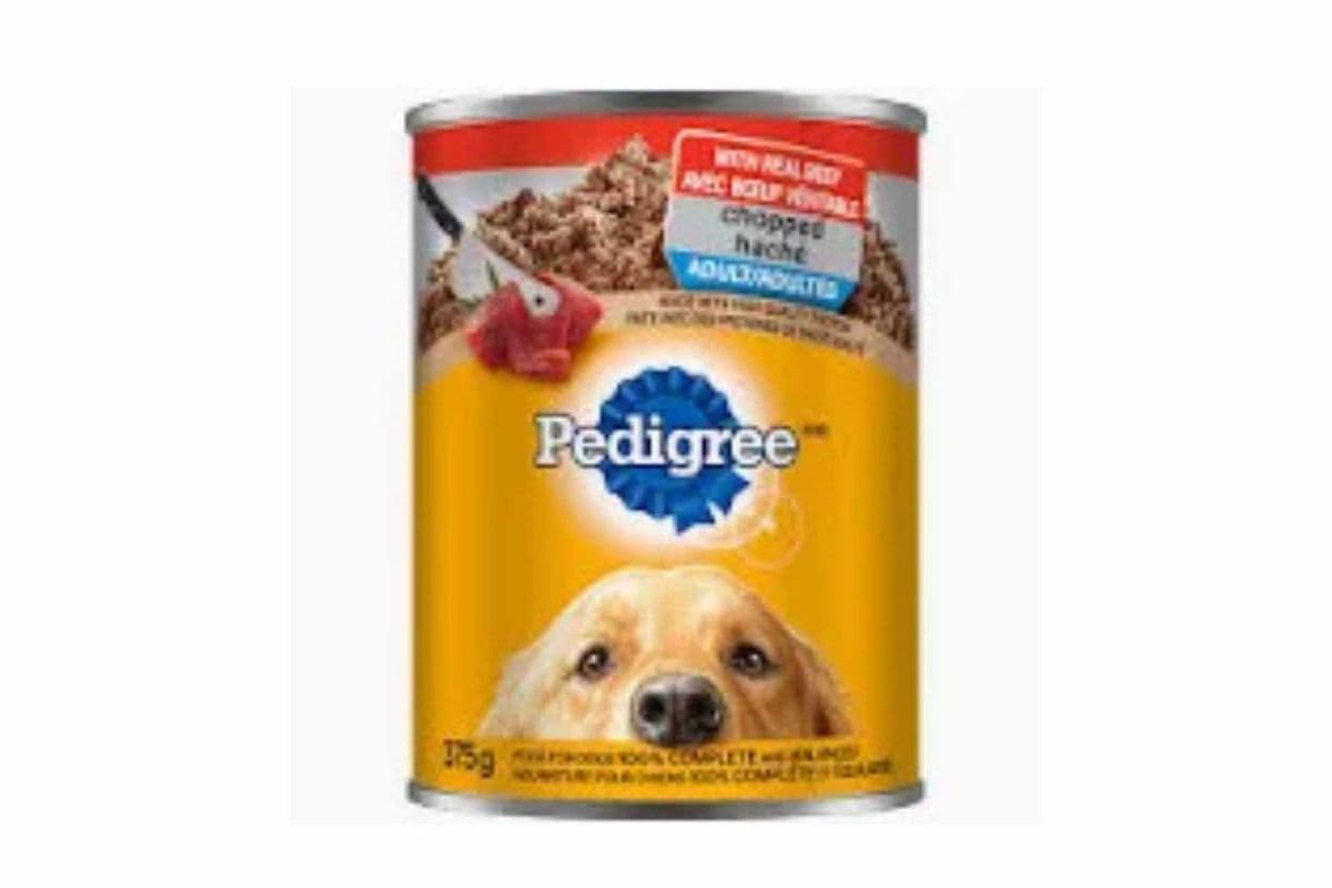 Pedigree Chopped Adult Wet Dog Food With Real Beef (375 g)