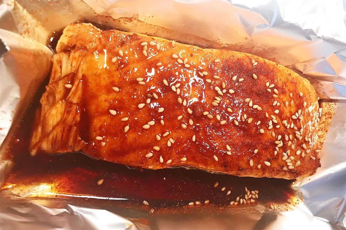 5. Grilled Salmon 烤三文鱼