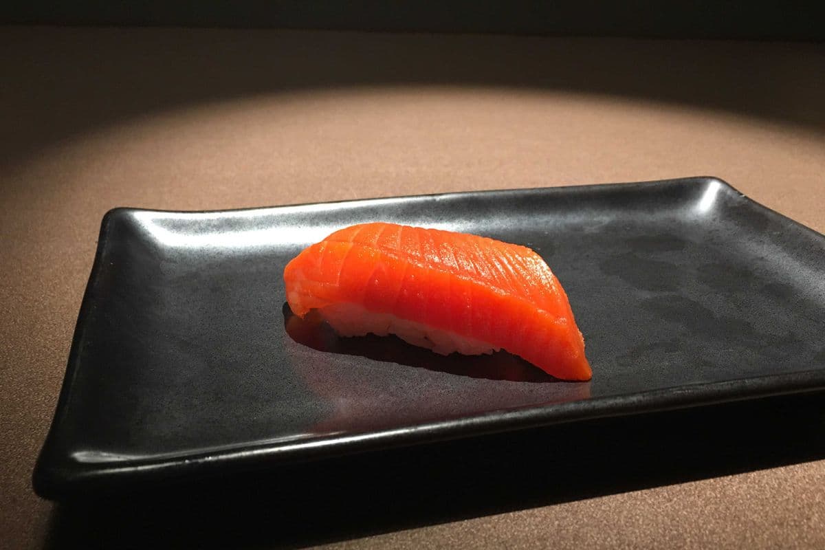 Gluten-Friendly Menu - Sockeye Salmon Nigiri Sushi (1 pc)