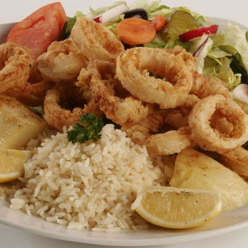 Assiette calmars