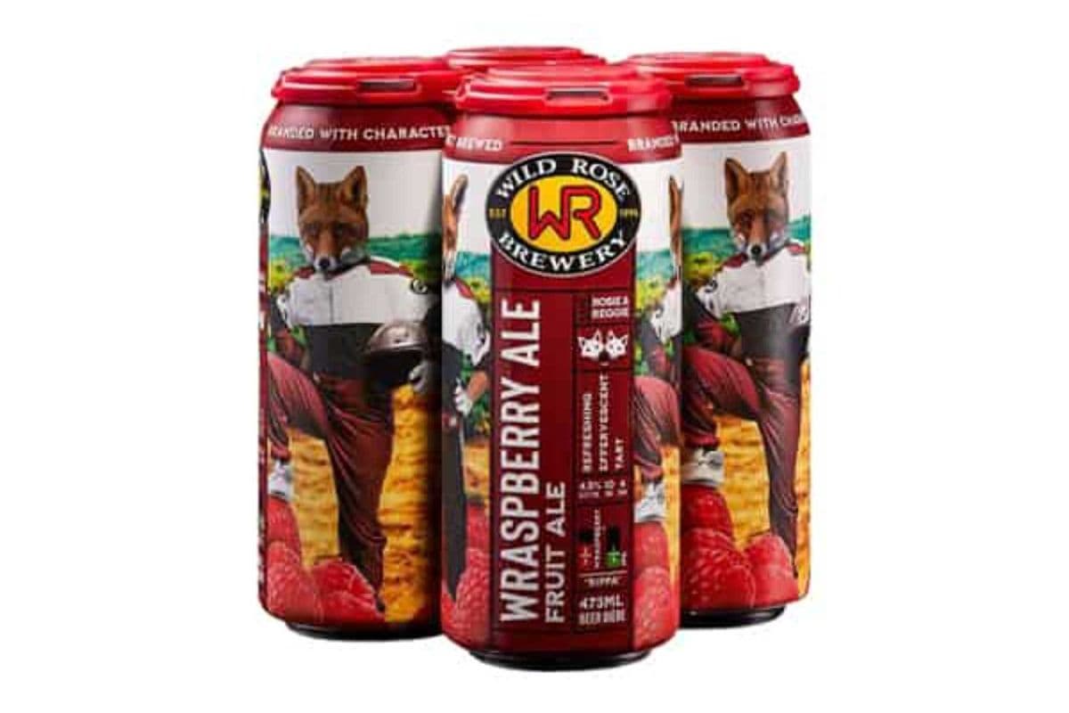 Wild Rose Wraspberry Ale (4 x 473 ml Cans)