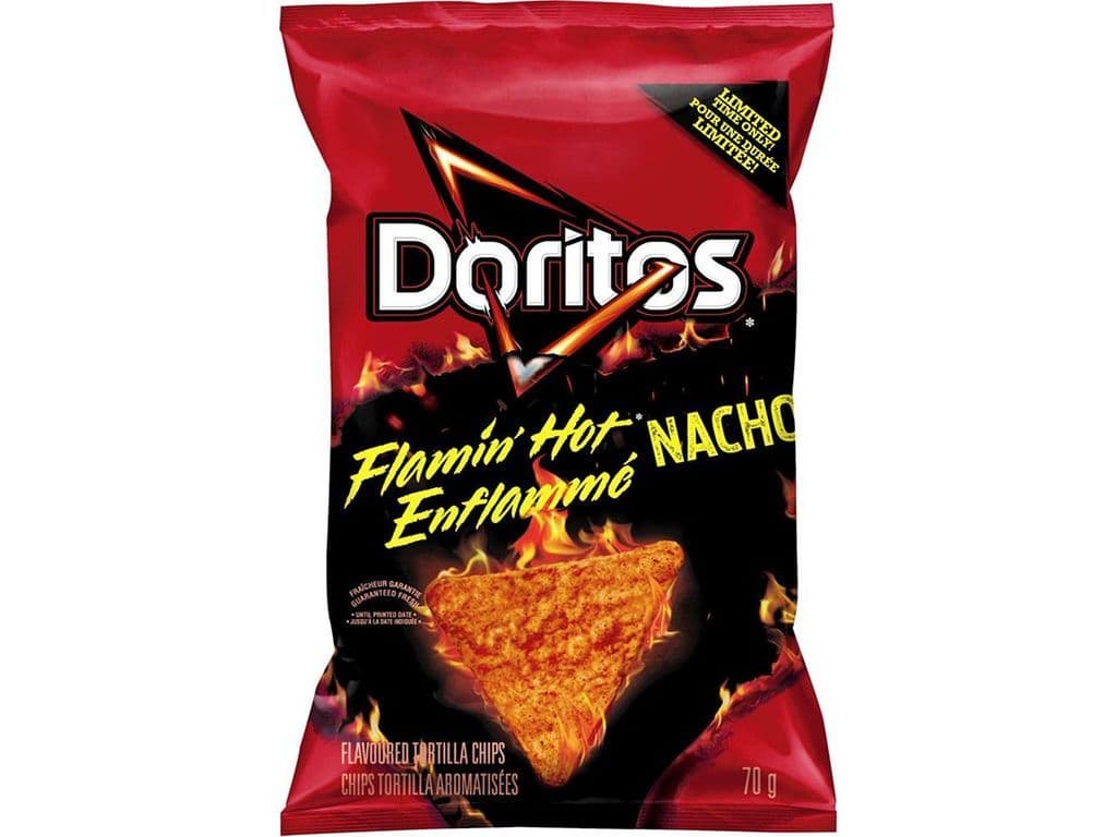 Doritos Flamin Hot Nacho Corn Chips 235g