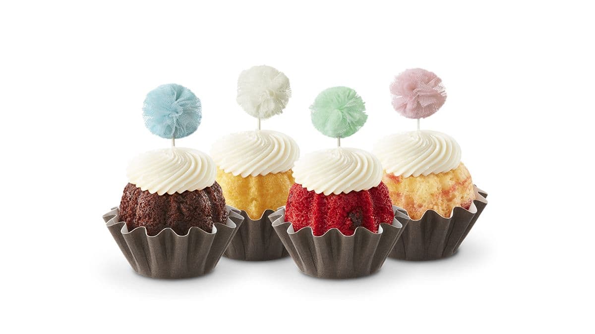 Soft Pastel Pom Poms Bundtinis® - Signature Assortment and Toppers