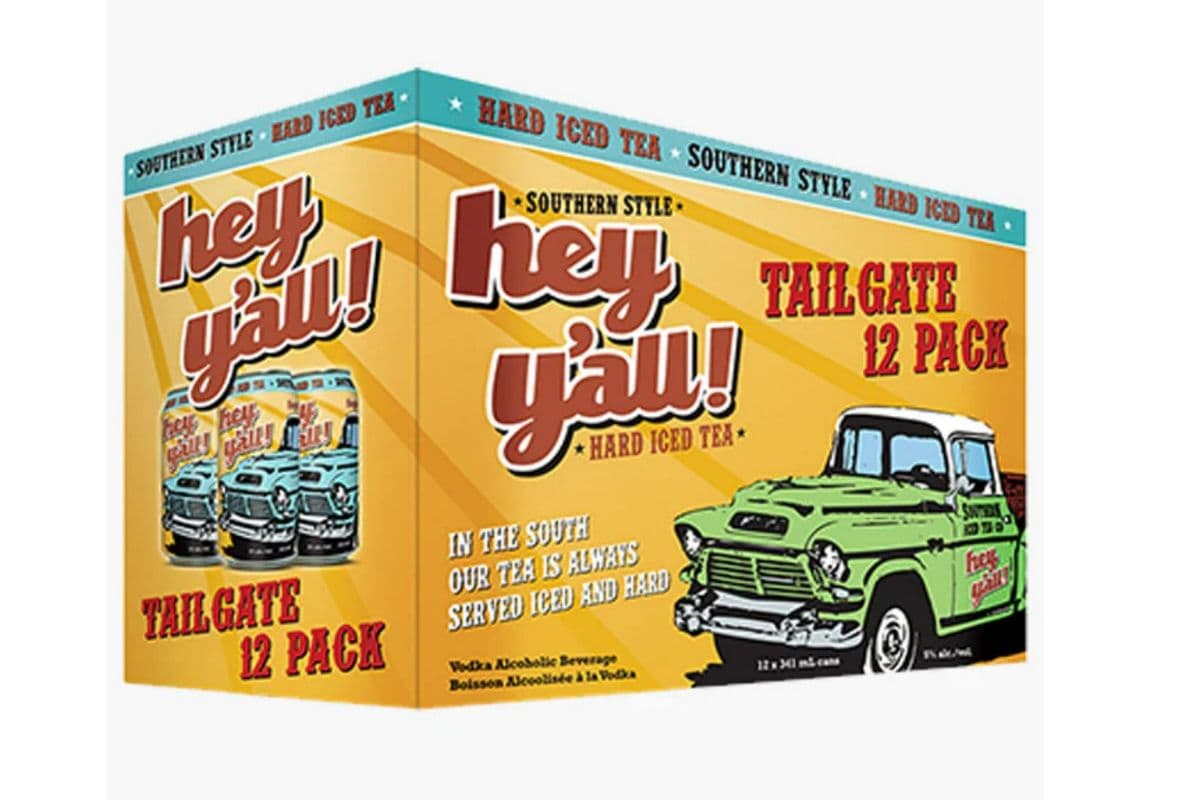 Hey Y'all Hard Iced Tea (1 x 12 Pack)