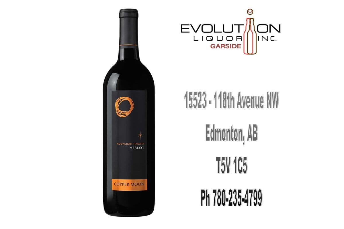 Copper Moon Merlot 0750G (1 x 750ml Glass Bottles)