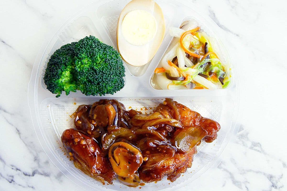 Black Pepper Basa Fillet Bento Box 黑椒魚片便當
