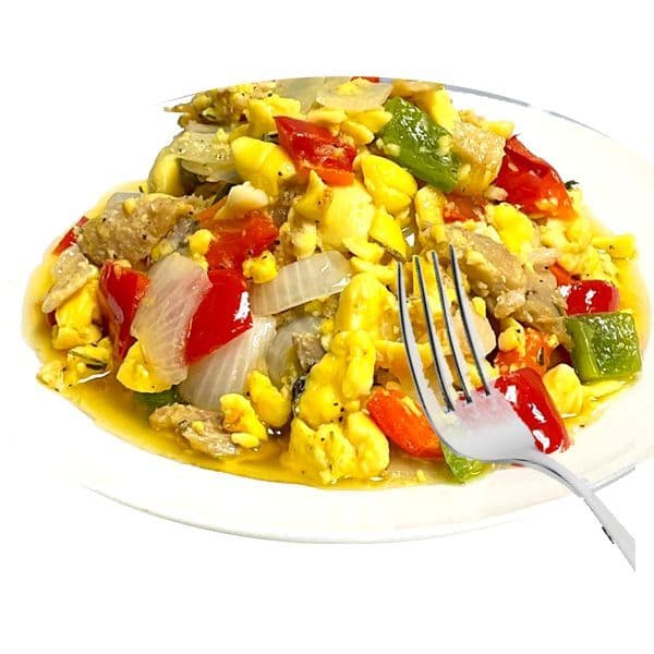 Ackee & saltfish side