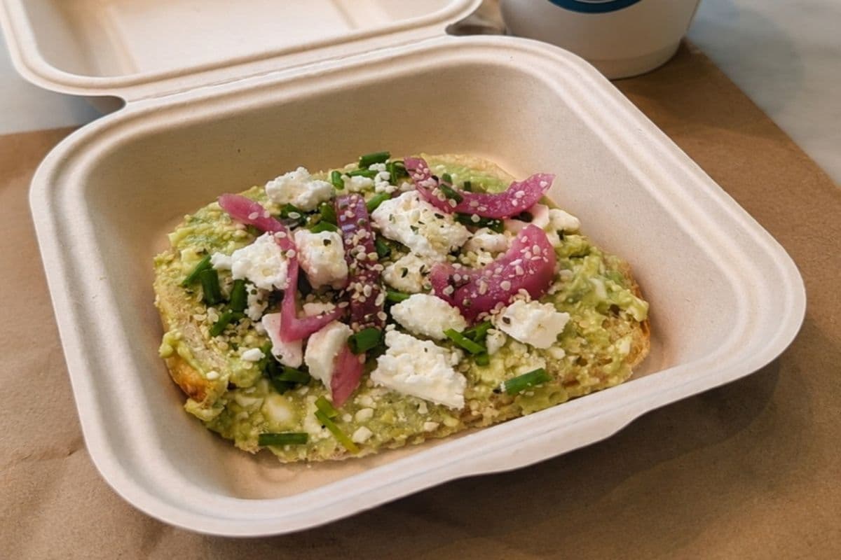 Feta and Herb Whipped Avo Toast