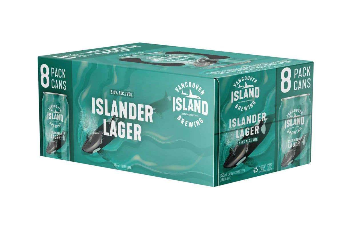 Vancouver Island Brewing Islander Lager (8 x 355ml Can)