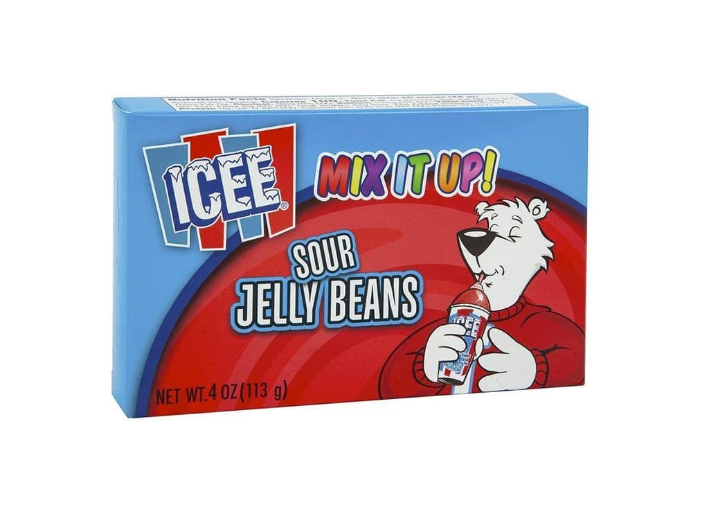 Icee Sour Jelly Beans Chewy Candies 113g Theatre Box