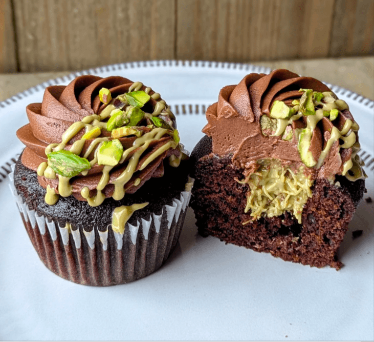 Each Dubai Pistachio Cupcake
