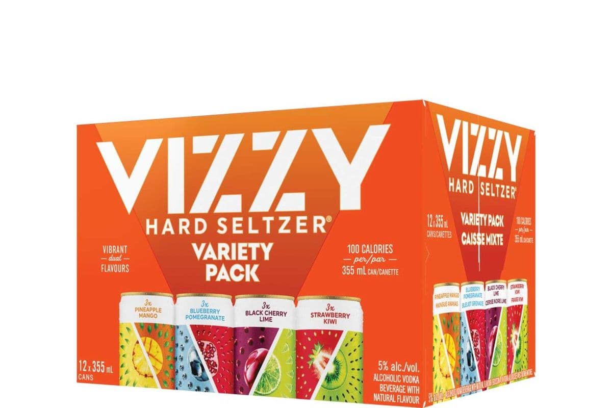 VIZZY HARD SELTZER VARIETY 12PACK (1 X 12*355ML) (1 x 355ML)