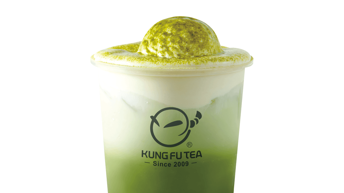 Cheese Milk Matcha Latte w Ice Cream