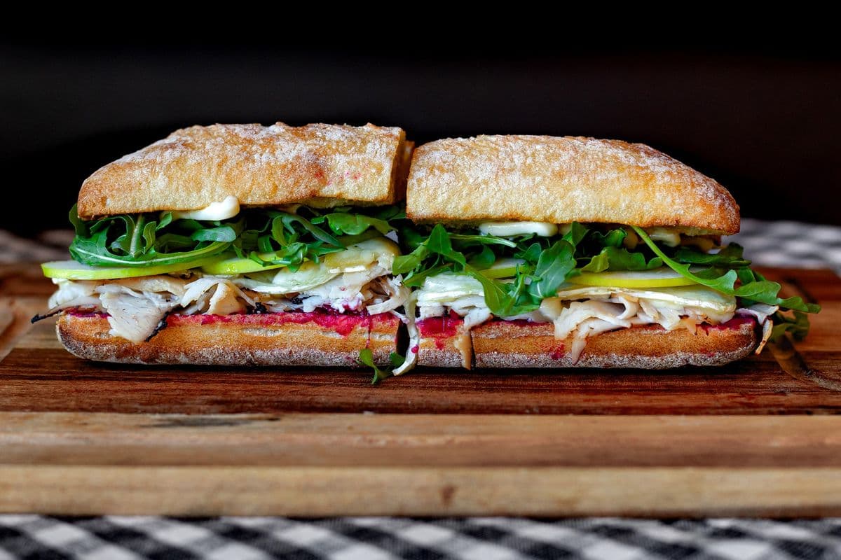 Cran and Brie Sandwich