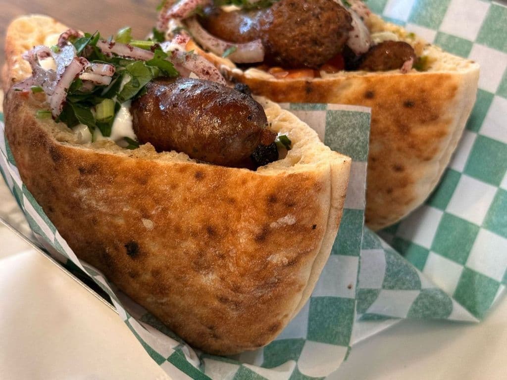 Lamb Merguez Sandwich