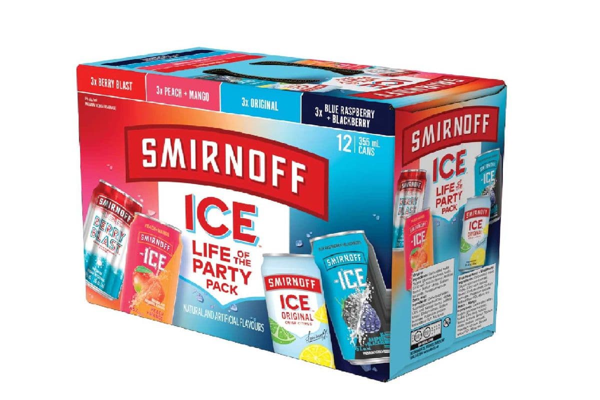 Smirnoff Ice Party Pack (12 x 355 ml Cans)