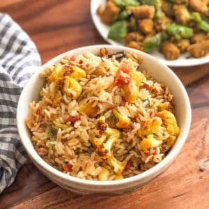 Gobi and Cashew Nut Biryani