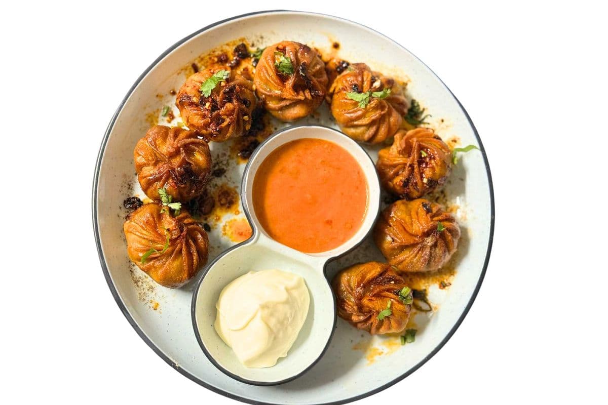 Fried Lamb Momos (8 Pcs)