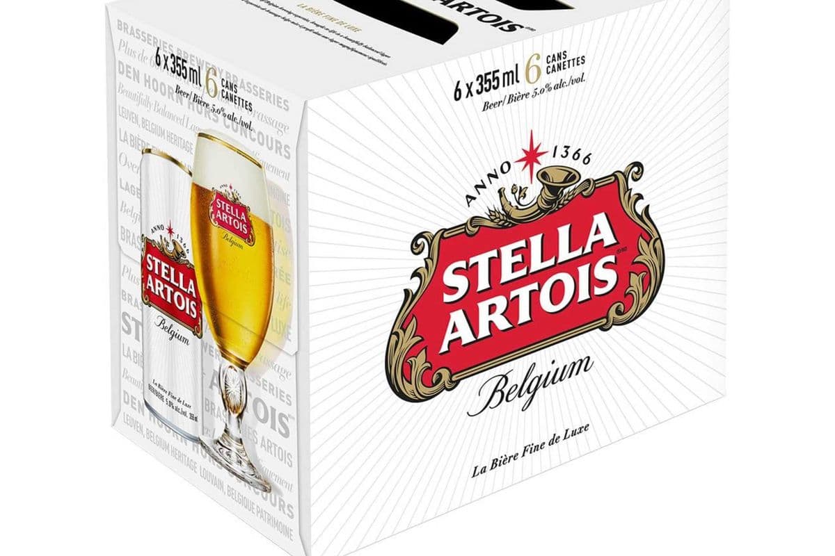 Stella Artois (6 x 355ml Cans)