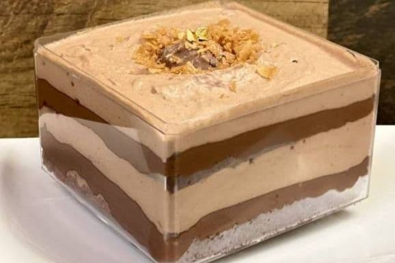 Hazelnut Chocolate Box Cake