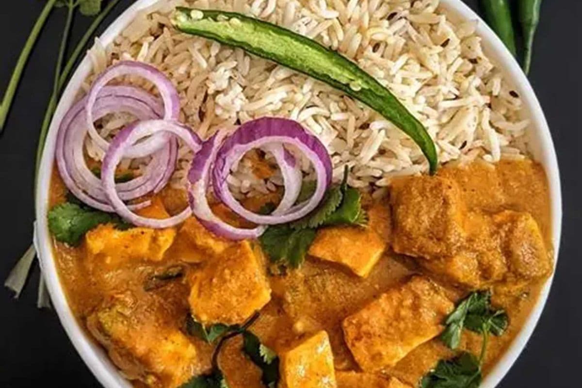 Paneer Butter Masala with Rice