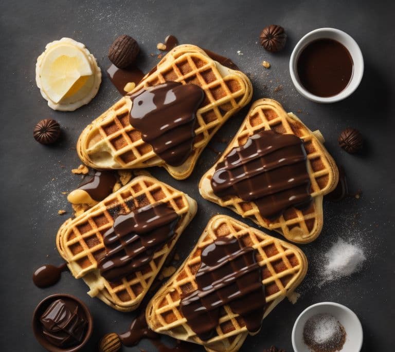 Basic Nutella Waffle